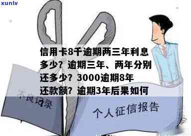 信用卡3000逾期8年可以分期还款吗？影响及处理 *** 