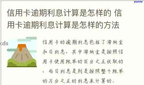 信用卡逾期金额计算 *** 及后果