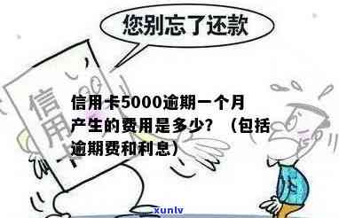 信用卡5000逾期费用计算 *** 及影响，逾期一天多少钱？多久上？该怎么办？