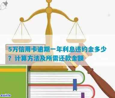 5万信用卡逾期：利息、违约金及还款金额全解析