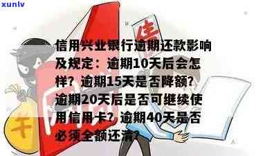 兴业信用卡逾期20了还能用吗，兴业信用卡逾期20天，是否还能够继续使用？