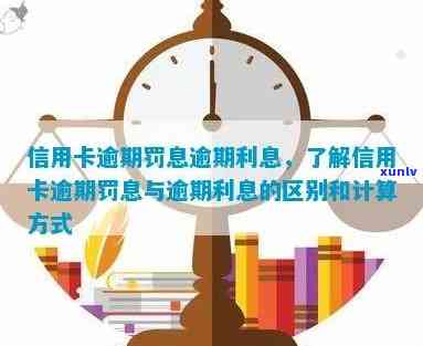 信用卡逾期罚息逾期利息，了解信用卡逾期罚息和逾期利息的区别及计算方式