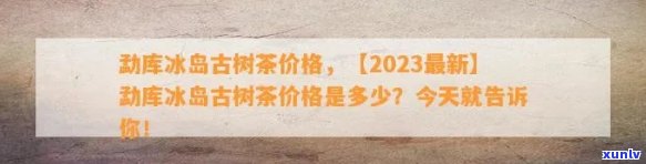 今年冰岛老寨古树茶价格多少，《揭秘：2023年冰岛老寨古树茶市场价格》