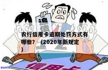 农行信用卡逾期180天会受到怎样的处理？2020年新法规如何规定？逾期8000元、1万元分别会面临何种处罚？