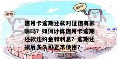 信用卡逾期还款会如何影响？多久可以恢复？逾期一天会有影响吗？逾期还款利息和违约金能否免除？