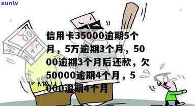 信用卡逾期四五个月还了还能用吗？欠款50000、5000、35000逾期4/5个月的影响