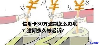 信用卡30万逾期一年利息多少？逾期时间长短、是否被起诉及解决办法全解析