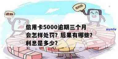 信用卡5000严重逾期后果-信用卡5000逾期了怎么办