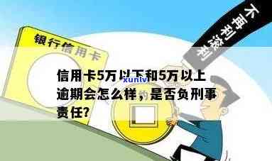 信用卡逾期包括五万嘛，是否包含在内？信用卡逾期五万元的法律责任解析