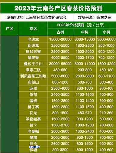 冰岛茶价格：2023年及各地区最新行情一览表