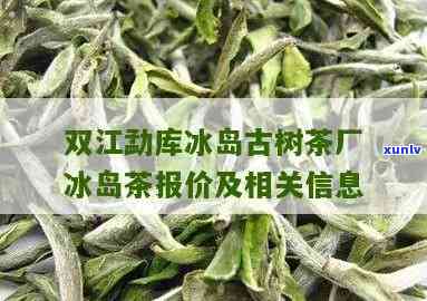 双江冰岛茶分为几种-双江冰岛茶价格