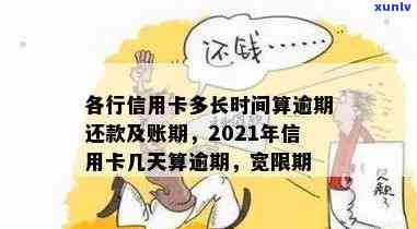 各行信用卡的逾期宽限期是多少，2021年逾期规定及利息计算