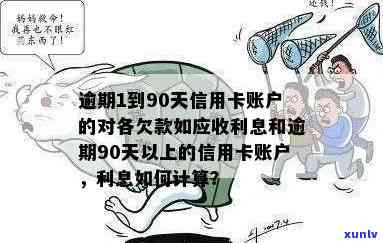 逾期1到90天信用卡账户的对各项欠款如，逾期1至90天信用卡账户的欠款情况一览