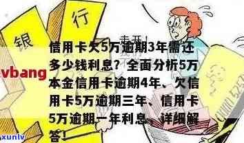 信用卡逾期利息5万怎么算，信用卡逾期利息5万怎么算？详解逾期利息计算 *** ！