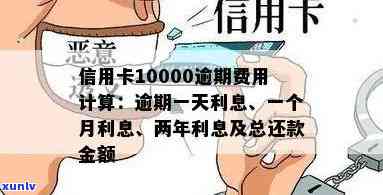 信用卡10000逾期：利息计算、还款方式与后果