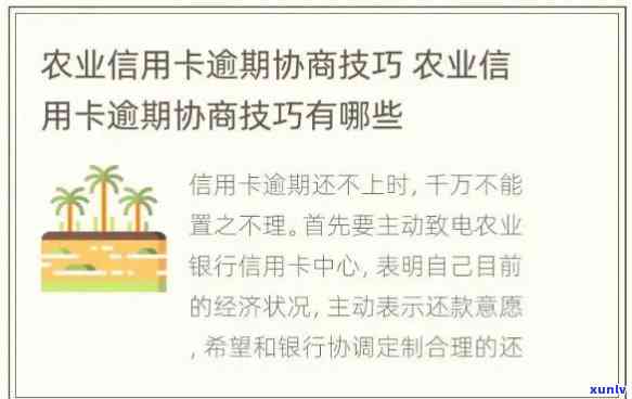 农业信用卡逾期怎么还款-农业信用卡逾期怎么还款最划算