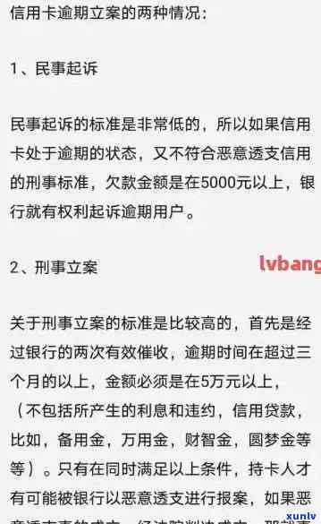 2020年信用卡逾期立案标准，2020年信用卡逾期立案标准：了解最新规定