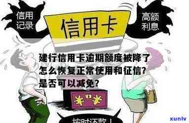 信用卡逾期没有额度怎么恢复正常与