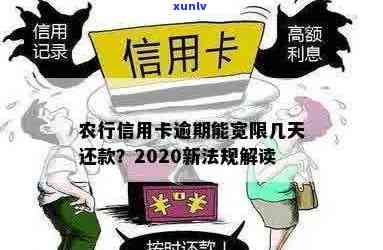 2020年农行信用卡逾期新法规解读