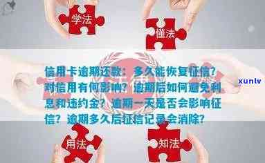 信用卡逾期了怎么办？后果、修复 *** 及影响天数。