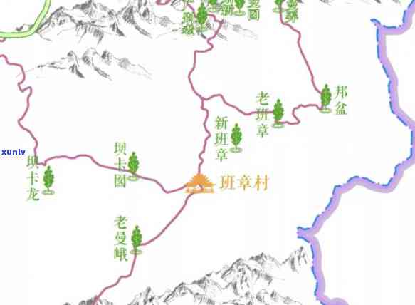 老班章村地图及相关信息