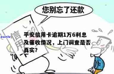 平安信用卡4万逾期多久会上门调查，平安信用卡逾期4万，调查员何时上门？