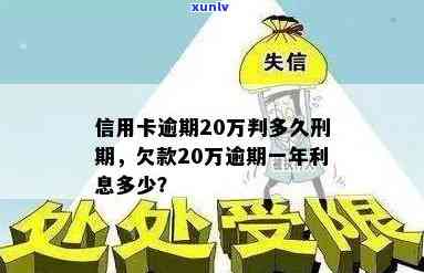 欠信用卡逾期20万-欠信用卡逾期20万元会的被判刑几年