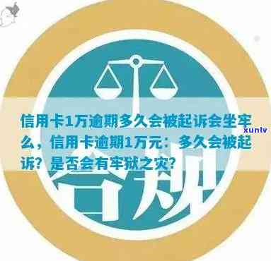 信用卡本金1万逾期会坐牢吗？逾期多久会被起诉？