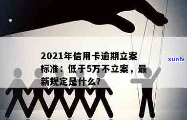 2021年信用卡逾期立案新标准，2021年信用卡逾期立案新标准：了解最新规定