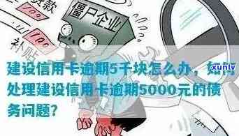 我建行信用卡逾期7个月金额5000元，建设银行信用卡6000逾期了每天就多少