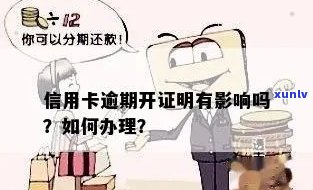 信用卡逾期怎么提交证明书，办理逾期走什么流程