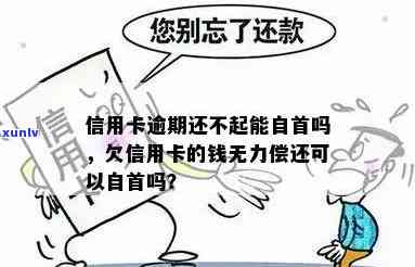 信用卡逾期可以自首吗-信用卡逾期可以自首吗怎么处理