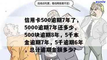 信用卡500元逾期96个月需要还多少利息和本金