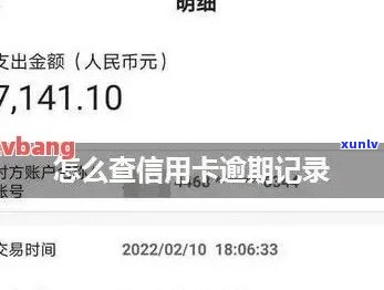 怎么查有逾期信用卡账单明细及记录