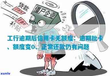 工行信用卡逾期没额度了怎么办，会怎么样？