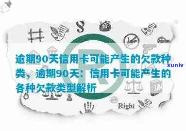 逾期90天以上信用卡账户的欠款种类