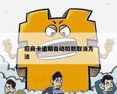 怎么取消招商信用卡逾期自动划扣服务