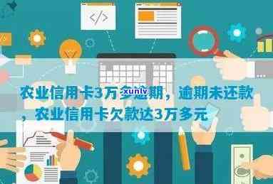 农业信用卡逾期3年怎么办？