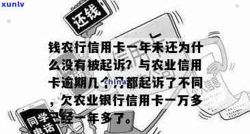 为什么农业信用卡逾期几个月都起诉了 农业信用卡逾期起诉原因解析