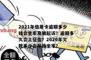 2021年信用卡逾期多少钱会坐牢：信用卡欠款量刑标准与逾期上时间