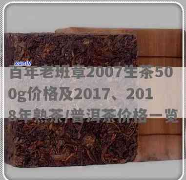 老班章2009熟普洱茶价格表：09年饼茶与2015年生茶价格查询