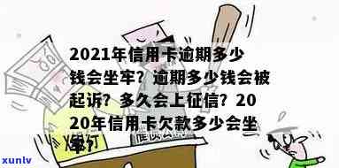 信用卡逾期3588元钱怎么办？2021年信用卡逾期多少钱会坐牢？