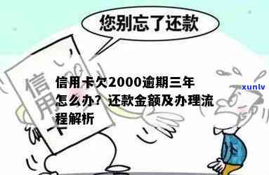 信用卡欠款2000逾期一年后果与解决办法