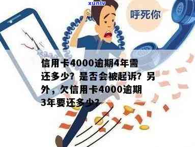 逾期4000元信用卡是否会导致被银行起诉？