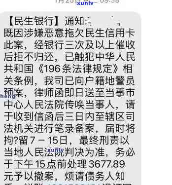 面临起诉：逾期一年半未还，我民生的信用卡债务高达一万