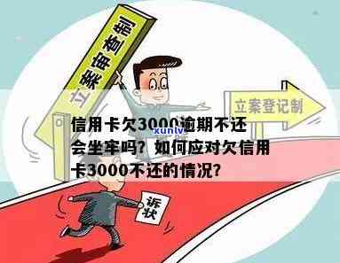 信用卡逾期3000元，是否会导致牢狱之灾？