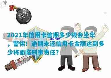 信用卡逾期多少是刑事责任，2021年信用卡逾期多少钱会坐牢，2020年信用卡逾期坐牢新规已定