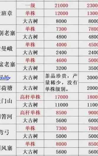 老班章最贵价格多少：2021年与2020年价格对比