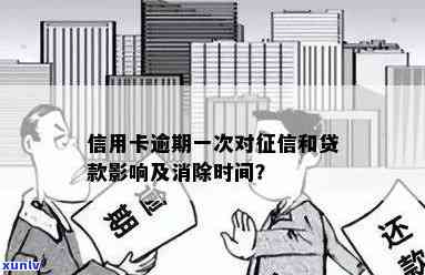 有一次信用卡逾期会影响吗？一次信用卡逾期记录对贷款有影响吗？