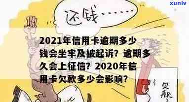 信用卡逾期金额多少房贷会被扣，2021年信用卡逾期多少钱会坐牢，欠信用卡逾期多少会被起诉